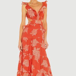 Revolve Marigot Print Maxi Dress